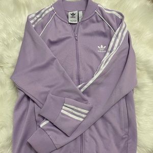 Lilac Adidas Zip Up, Women’s L
